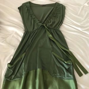 Hale Bob green silk tunic